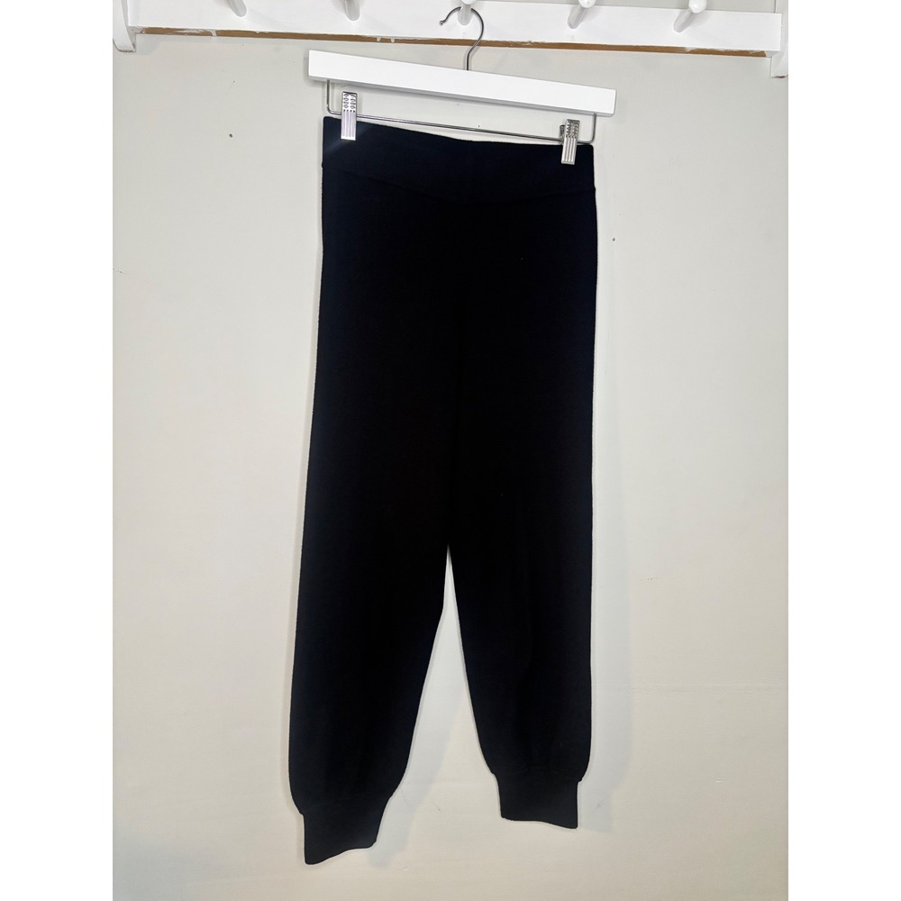 Wilfred Free Aritzia Black Knit Joggers High Waisted Sweatpants 2XS